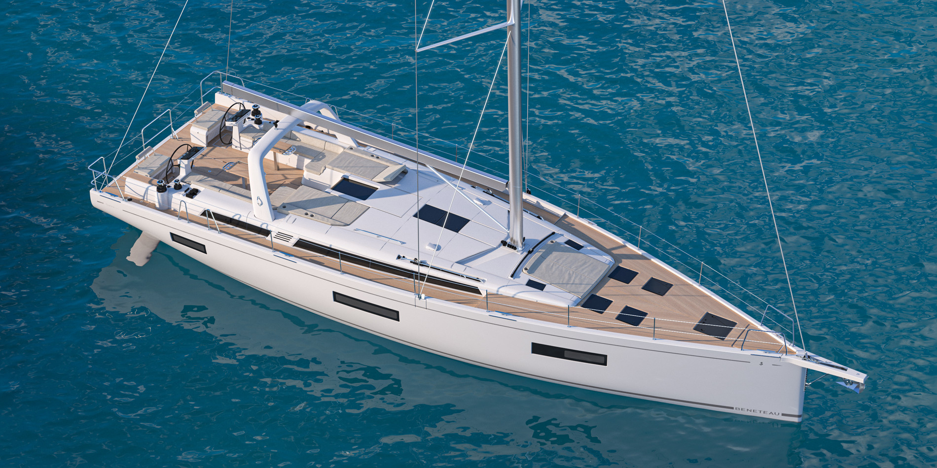 New Oceanis60 Aerial